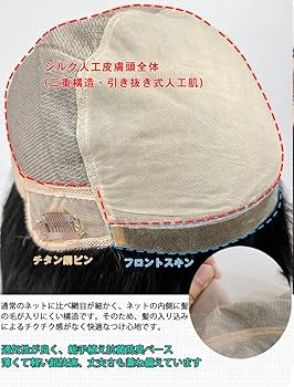 Amazon.co.jp: HARSW ウィッグ 総手植え バージンヘア 人毛100
